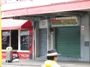 A closer shot of the old Ceroc studio entrance, also showing the adjacent establishments.