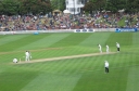 The first of the 'Spot The Ball' contests. New Zealand are playing Pakistan in test cricket at the Basin Reserve.