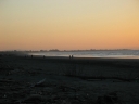 The sun continues to set on Peka Peka beach. The shot looks south towards Paraparaumu beach.