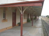A look up Cooma platform to the north along the verandah.