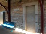 A sealed up doorway, Dubbo railway station.