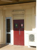Telegraph Office doorway, Dubbo railway station.
