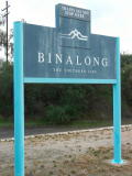 Binalong signage. Trains do not stop here.