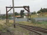 Another look at the goods crane heading into Queanbeyan station.