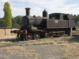 Tank engine 1307 in the yard of the Yass Railway Museum.
